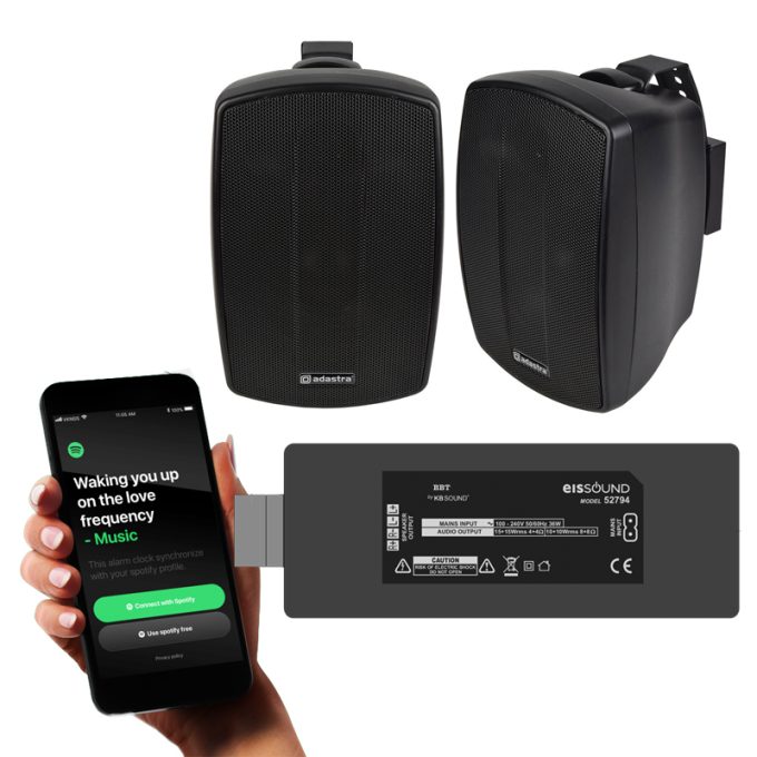 KB Sound BBT Outdoor Speaker Kit - Black